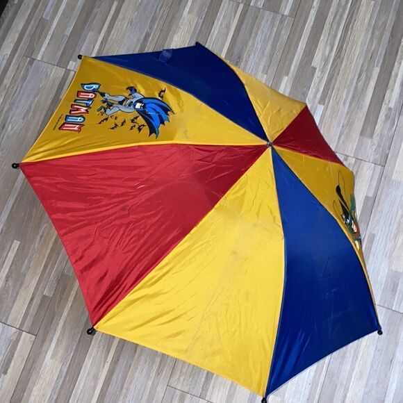 Batman and Robin DC Comics vintage 90s umbrella kids 90s nostalgia displays - Picture 8 of 12